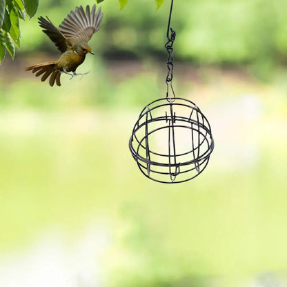 Suet Ball Feeder Bird Suet Balls Holder For Bird Feeding Metal Bird Feeder Fat Ball Bird Feeders Energy Suet Ball J5G5