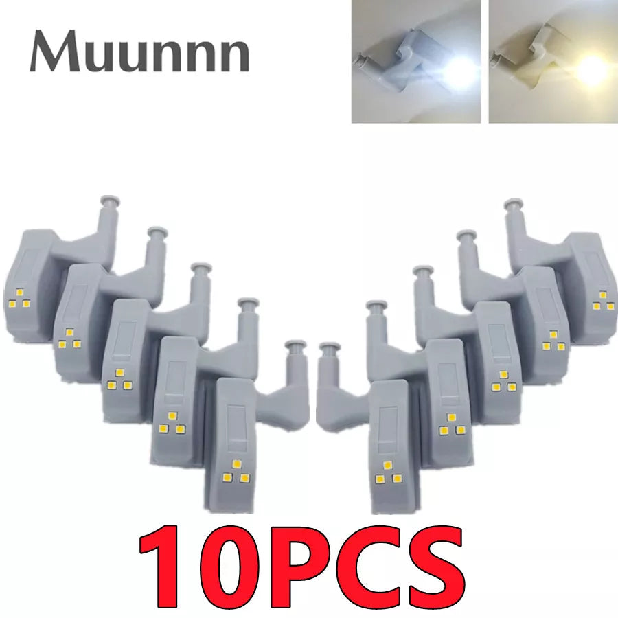 StarGlow Cabinet Sensor Lumos
Muunnn LED Inner Hinge Lamp Under Cabinet Lights Universal Wardrobe Cupboard Sensor Lights for Bedroom Kitchen Closet Night Lamp