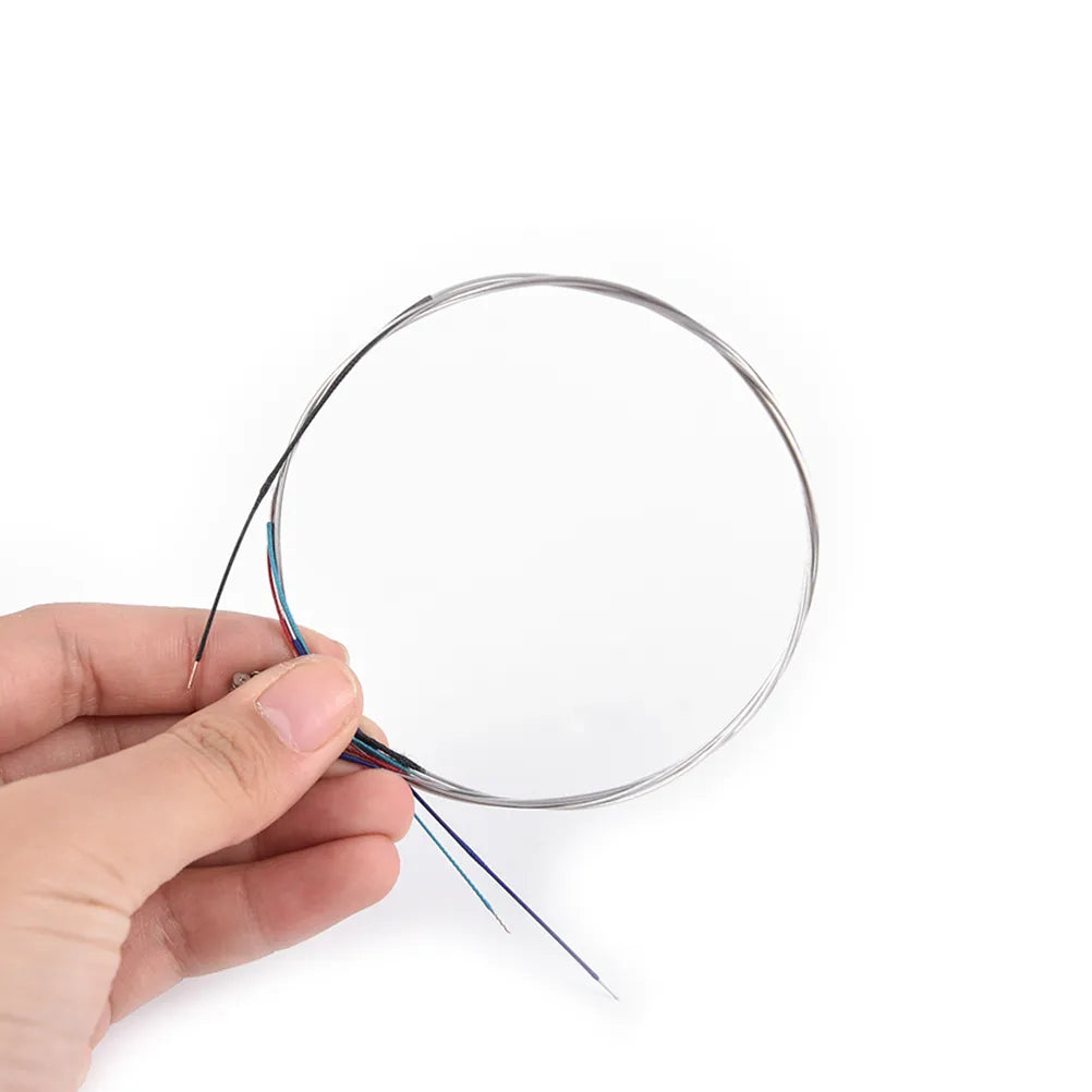 4Pcs Violin Fiddle String Strings Steel Core Nickel-silver Wound With Nickel-plated Ball End For 4/4 3/4 Violins Fiddle Strings