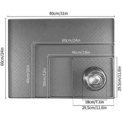 Pet Placemat Dog Food bowl HydroPet Waterproof Bowl Mat