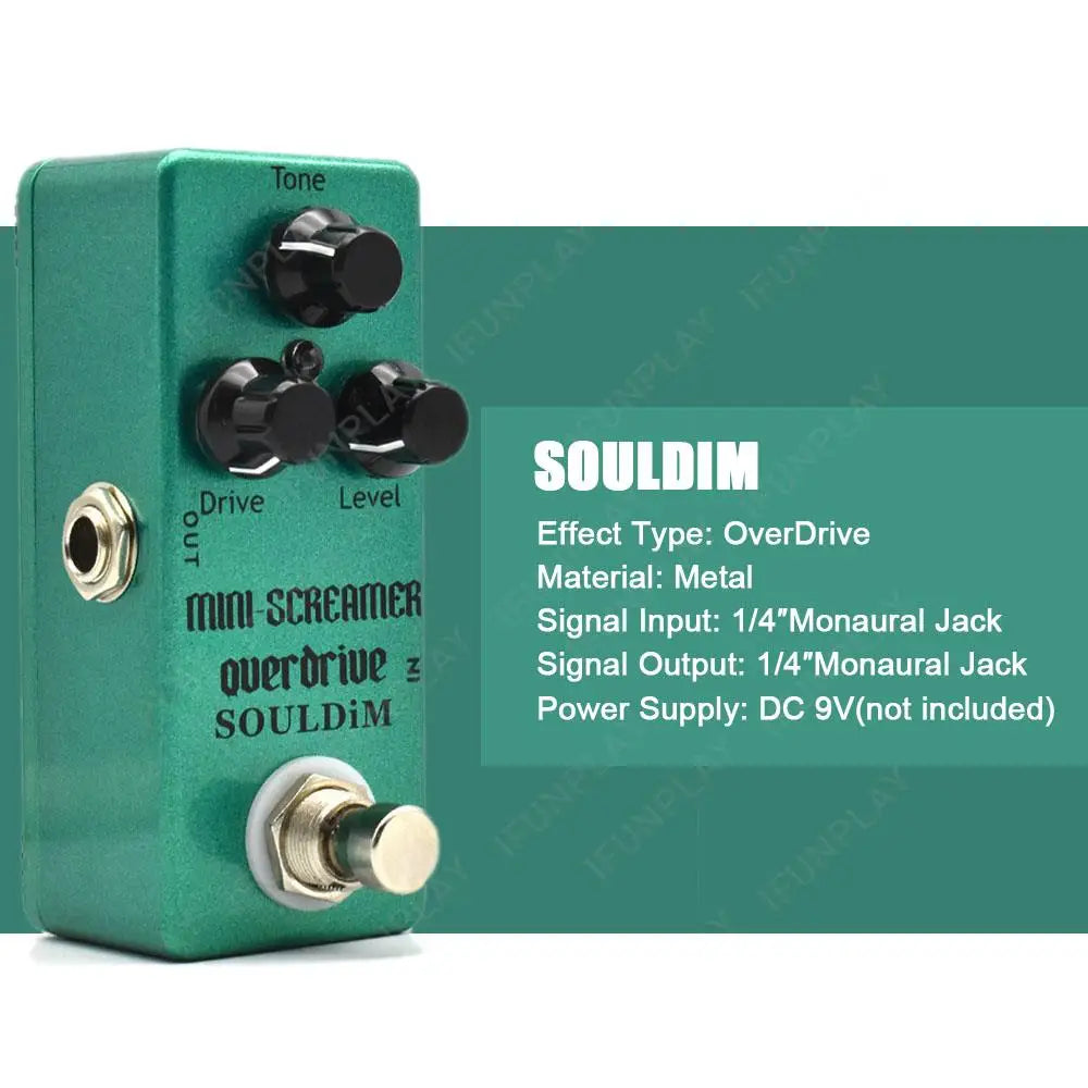 Electric Guitar Pedal Overdrive/Booster/Delay/Pramp/Reverb/Noise Reduction/Analog Delay Effect Pedal