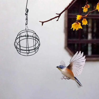 Suet Ball Feeder Bird Suet Balls Holder For Bird Feeding Metal Bird Feeder Fat Ball Bird Feeders Energy Suet Ball J5G5