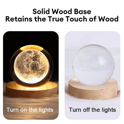Cosmic Constellation: 3D Galaxy Planet Lamp
USB LED Night Light Galaxy Crystal Ball Table Lamp 3D Planet Moon Lamp Bedroom Home Decor for Kids Party Children Birthday Gifts