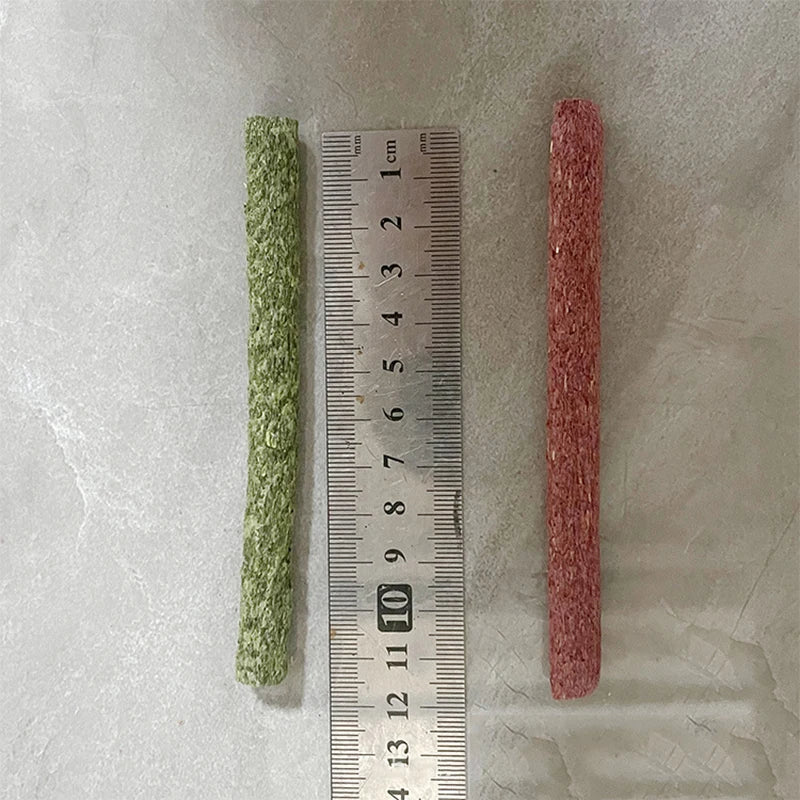 20Pcs Small Pet Teeth Cleaner Chew Stick Rose Calendula Lavender Molar Rod for Hamster Chinchillas Rabbit Grinding Rod Bite Toy