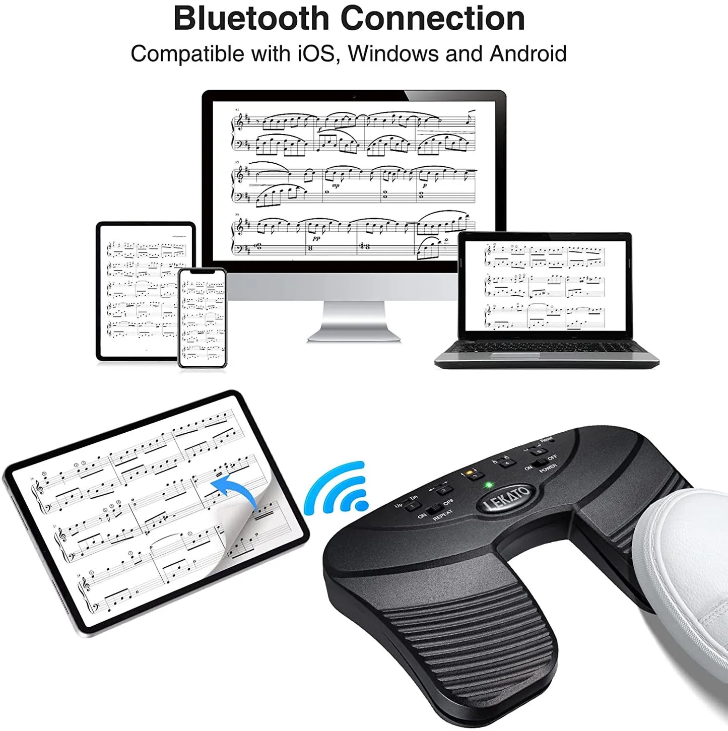 TabletTune Wireless Music Page Pedal