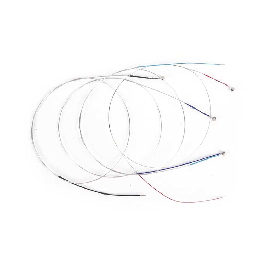 4Pcs Violin Fiddle String Strings Steel Core Nickel-silver Wound With Nickel-plated Ball End For 4/4 3/4 Violins Fiddle Strings