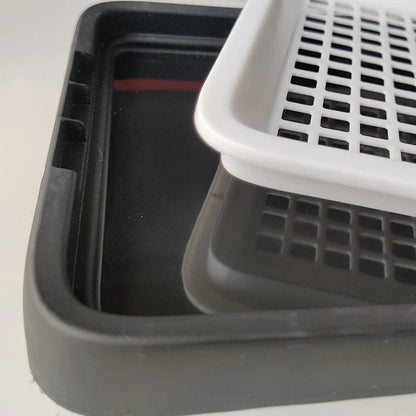 Rabbit Litter Box Rectangular Hamster Toilet Pet Anti-Fall Potty Trainer Bunny Training Clean Equipment Indoor Pet Supplies