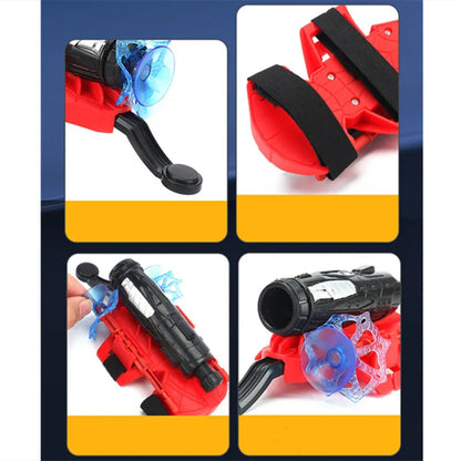 Spider Silk Glove Web Shooter Kit
Movie Spider Man Cosplay Launcher Spider Silk Glove Web Shooters Recoverable Wristband Halloween Prop Toys For Children