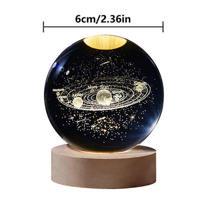 Cosmic Constellation: 3D Galaxy Planet Lamp
USB LED Night Light Galaxy Crystal Ball Table Lamp 3D Planet Moon Lamp Bedroom Home Decor for Kids Party Children Birthday Gifts