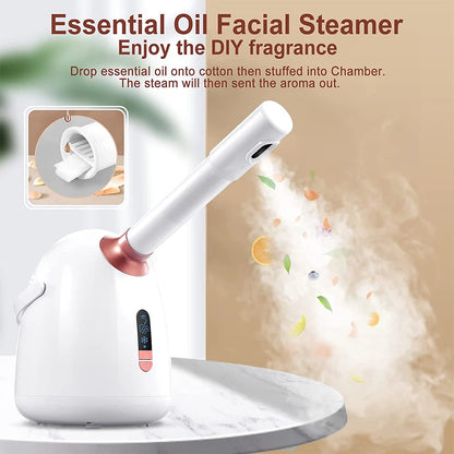 SPA Facial Steamer Hot/Cool Face Steamer Face Cleaner Moisturizing Nano Mist Sprayer Facial Anti-aging Wrinkle Sauna Humidifier