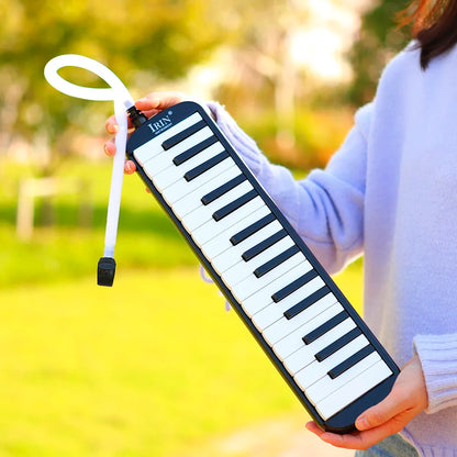 IRIN 32 Keys Melodica Piano Keyboard Style Musical Instrument Harmonica Mouth Organ With Carrying Bag Mouthpiece Educational Gif