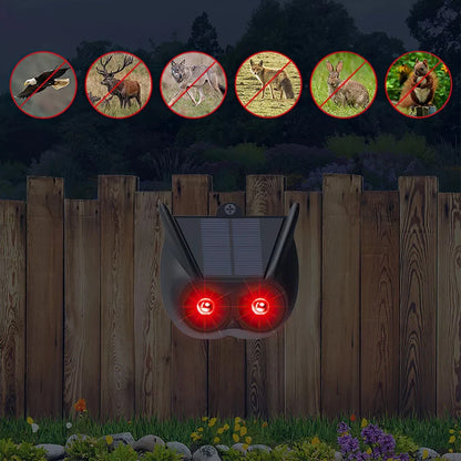 FlashGuard™ Solar Animal Repeller – Motion Sensor for Dogs, Cats, Birds & Foxes