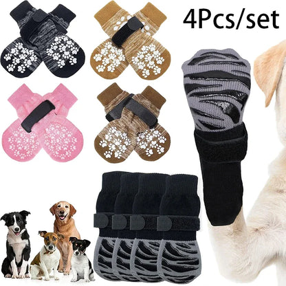 SafePaw™ Non-Slip Socks – Indoor Traction for Small Dogs