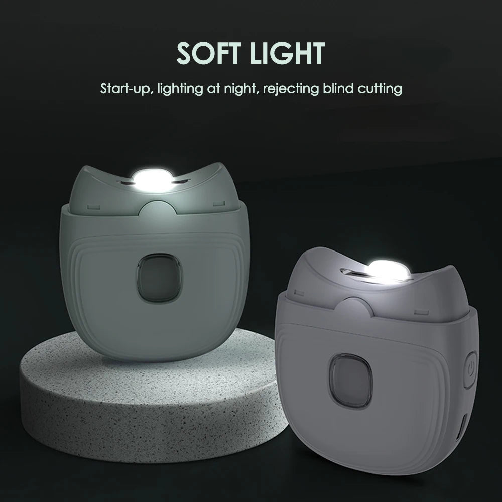 Electric Nail Clipper For Baby Adult USB Rechargeable Automatic Nail Clippers Trimmer Cutter Grinder Manicure Pedicure Tools