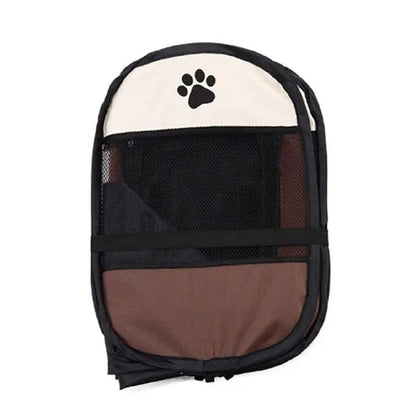 PawParadise PopUp Pet Retreat Portable Foldable Pet Tent Kennel Octagonal