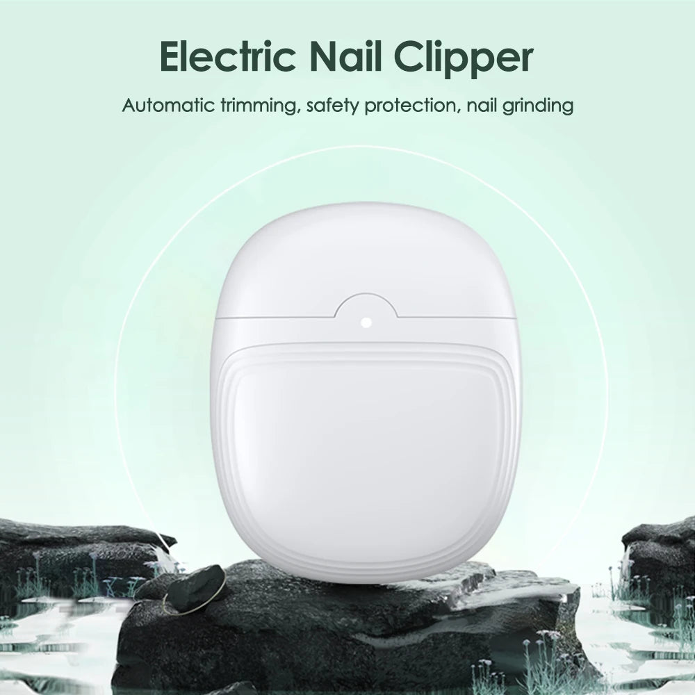 Electric Nail Clipper For Baby Adult USB Rechargeable Automatic Nail Clippers Trimmer Cutter Grinder Manicure Pedicure Tools