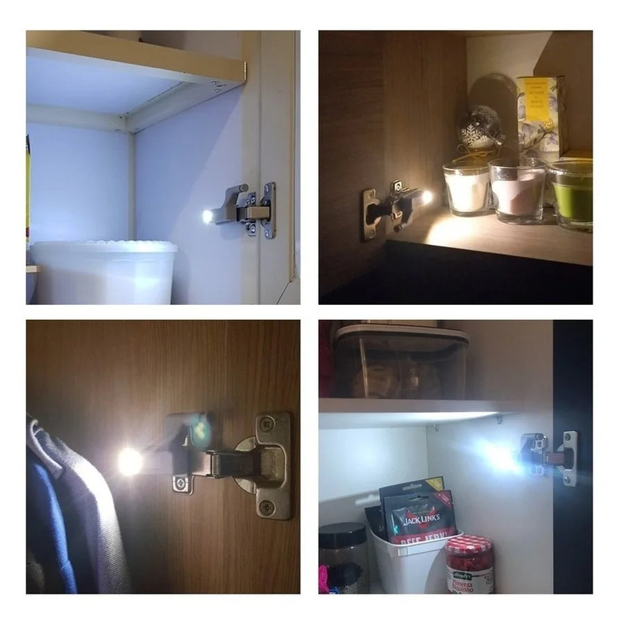 StarGlow Cabinet Sensor Lumos
Muunnn LED Inner Hinge Lamp Under Cabinet Lights Universal Wardrobe Cupboard Sensor Lights for Bedroom Kitchen Closet Night Lamp