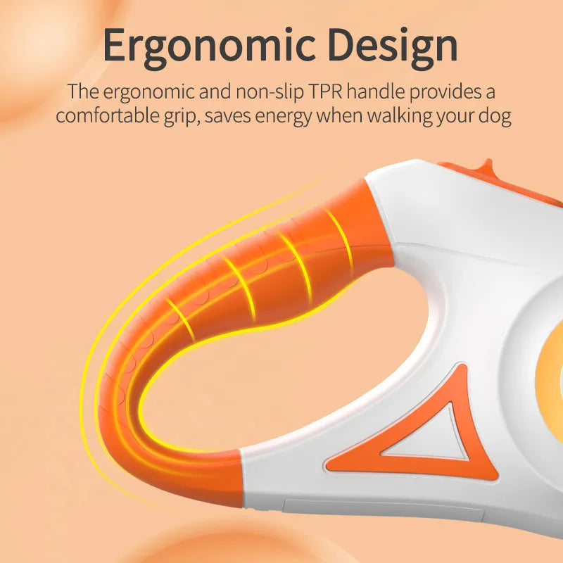 LED Luminous Leading Fashion Light Straps For Dog Puppy Pet Flexi Walking Running Lead