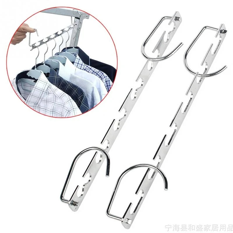 1pcs 37cm Wardrobe Multi-Clip Pant Hangers