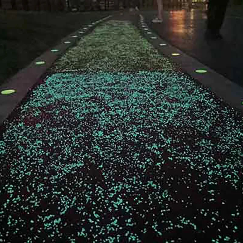 Star Stones Radiant Pathway Set 1000pcs 3-5mm Luminous Sand Glow In Dark Pebbles