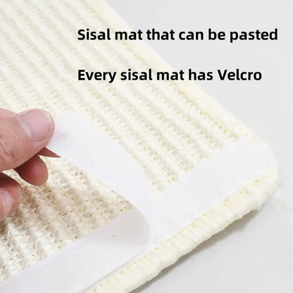 Never damage your furniture anymore. Pet Cat Scratching Board Natural Sisal Cat Scratcher Blanket Post Mat Pet Toy for Protecting Furniture Foot Sofa Cushion