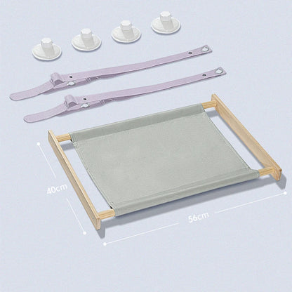 SunnyPaws Window Perch
Cat Bed Hanging Window Cat Hammock Soft Pet Bed House Kitten Climbing Frame Sunny Window Seat Nest Bearing 20kg Cats Accessories