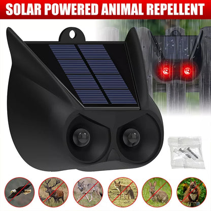 FlashGuard™ Solar Animal Repeller – Motion Sensor for Dogs, Cats, Birds & Foxes