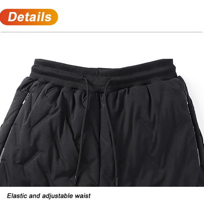 Men Winter Warm Lambswool Thicken Sweatpants Men Outdoors Leisure Windproof Jogging Pants Brand High Quality Trousers Men