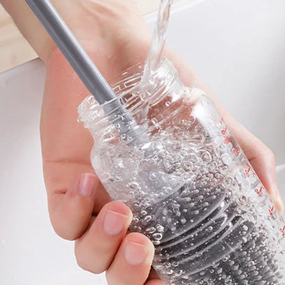 FlexiClean Long Reach Cup Brush
Bottle Brush Insulation Cup Washing No Deadend Long Handled Silicone Cleaning Brush Household Multifunctional Cleaning Tools