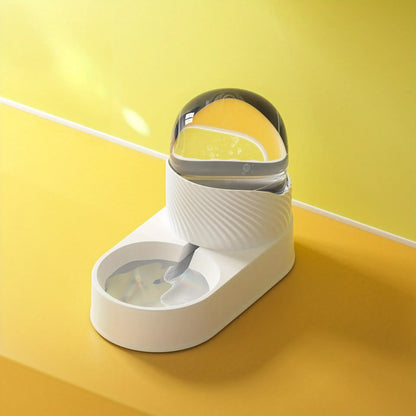 Pet Automatic Feeder Water Dispenser Set, Gravity Cat Food Container Pet Water Drinking Feeder, Self Feeding Station