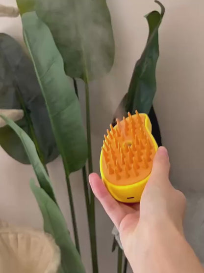 Dog Grooming Comb Cat Massage Brush USB Charging Supplies Silicone Depilation Brush